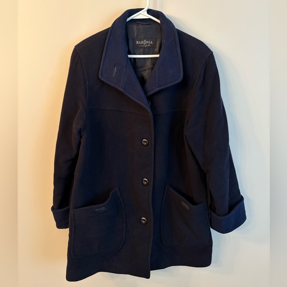⭐️ Host Pick | Baronia Women's Classic Navy Pea Coat